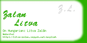 zalan litva business card